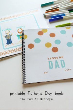 FREE Printable Father's Day Book