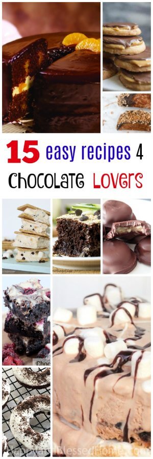 15 Easy Chocolate Recipes for Passionate Lovers of Chocolate