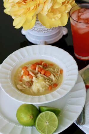 Chicken Noodle and Dumpling Soup Recipe