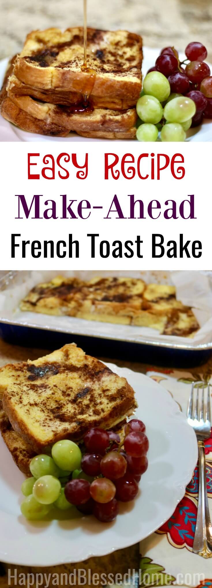 Easy Recipe Make-Ahead French Toast Bake