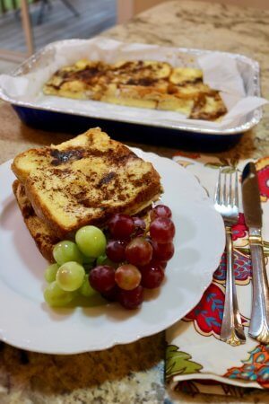 The Perfect Back to School Breakfast - Make-Ahead Easy Recipe for French Toast Bake.