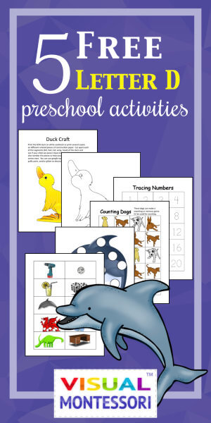 5 Free Preschool Alphabet Letter D Activities