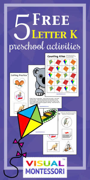 5 Free Preschool Alphabet Letter K Activities