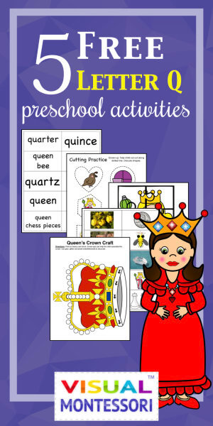 5 FREE Preschool Alphabet Letter Q Activities for PreK