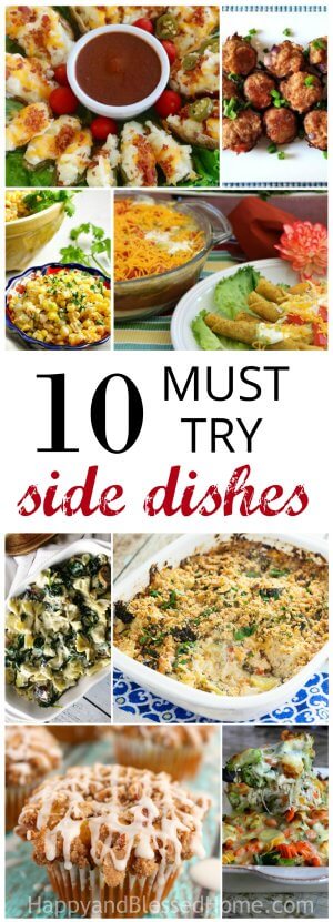 10 New Tasty Must Try Side Dishes