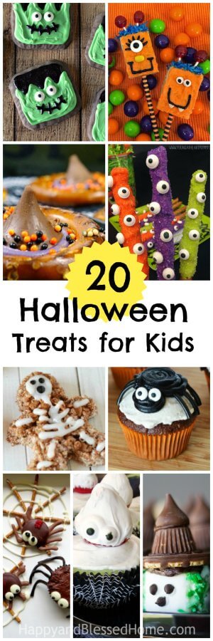 20 Halloween Treats for Kids perfect for a Halloween Party