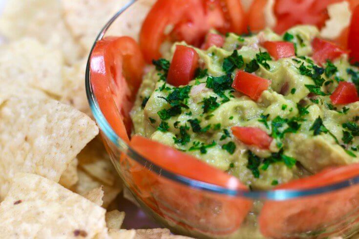 Perfect with any Mexican meal - Traditional Mexican Guacamole with Piquin Hot Sauce