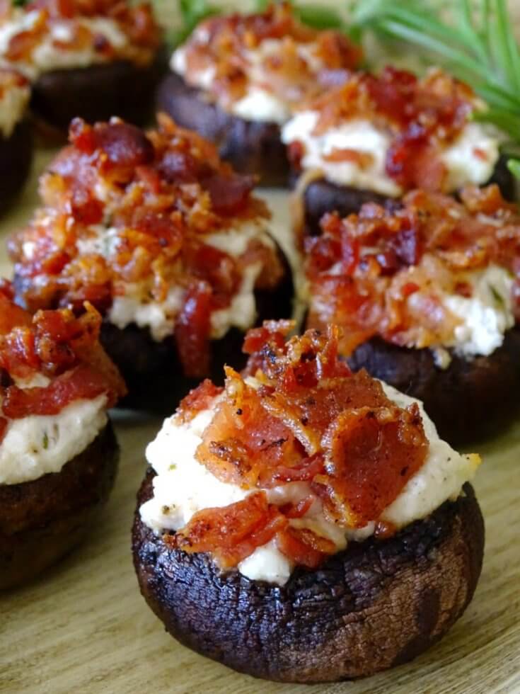 bacon topped appetizer