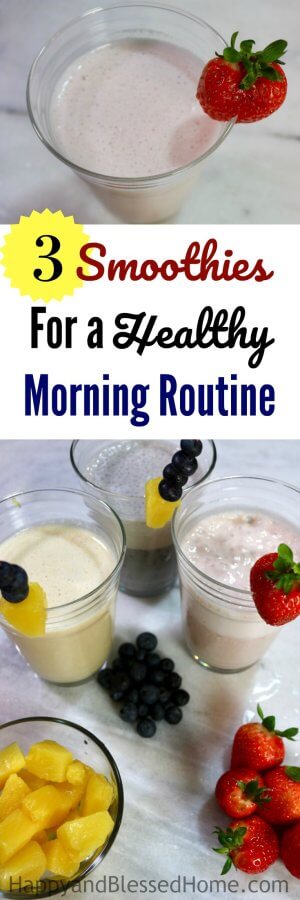 3 Easy and Tasty Smoothie Recipes for a Healthy Morning Routine