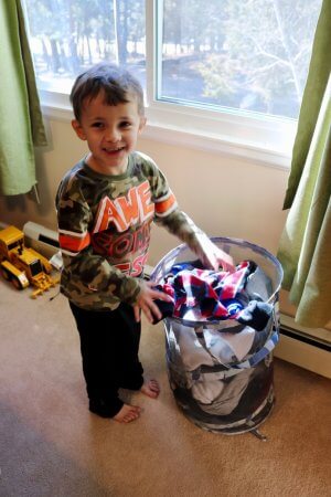Getting kids to help is step one in How to Implement an Easy-to-Follow Laundry Routine