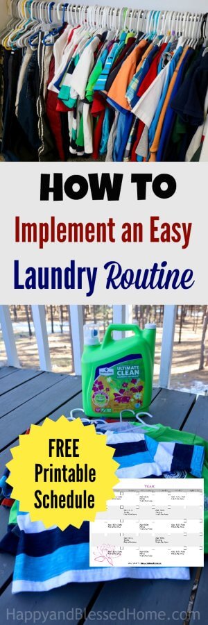 ow to Implement an Easy Laundry Routine