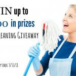 WIN up to $500 in Prizes in the Spring Cleaning Giveaway - Ends 3-31-2018