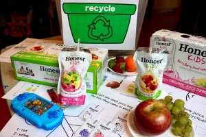 Snacks and sips with 12 Page Recycle Activity Pack for Kids with Recycling Tips for Parents