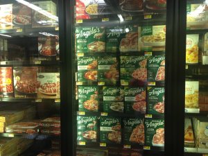 You can pick up Michael Angelo's Meals in the Frozen Food Section at Walmart