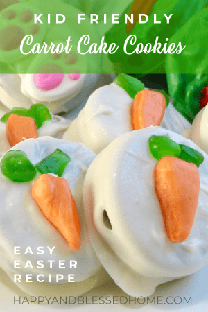 Kid Friendly Easy Easter Recipe for Carrot Cake Cookies